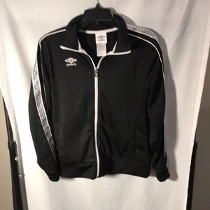 Umbro ladies size M black athletic jacket